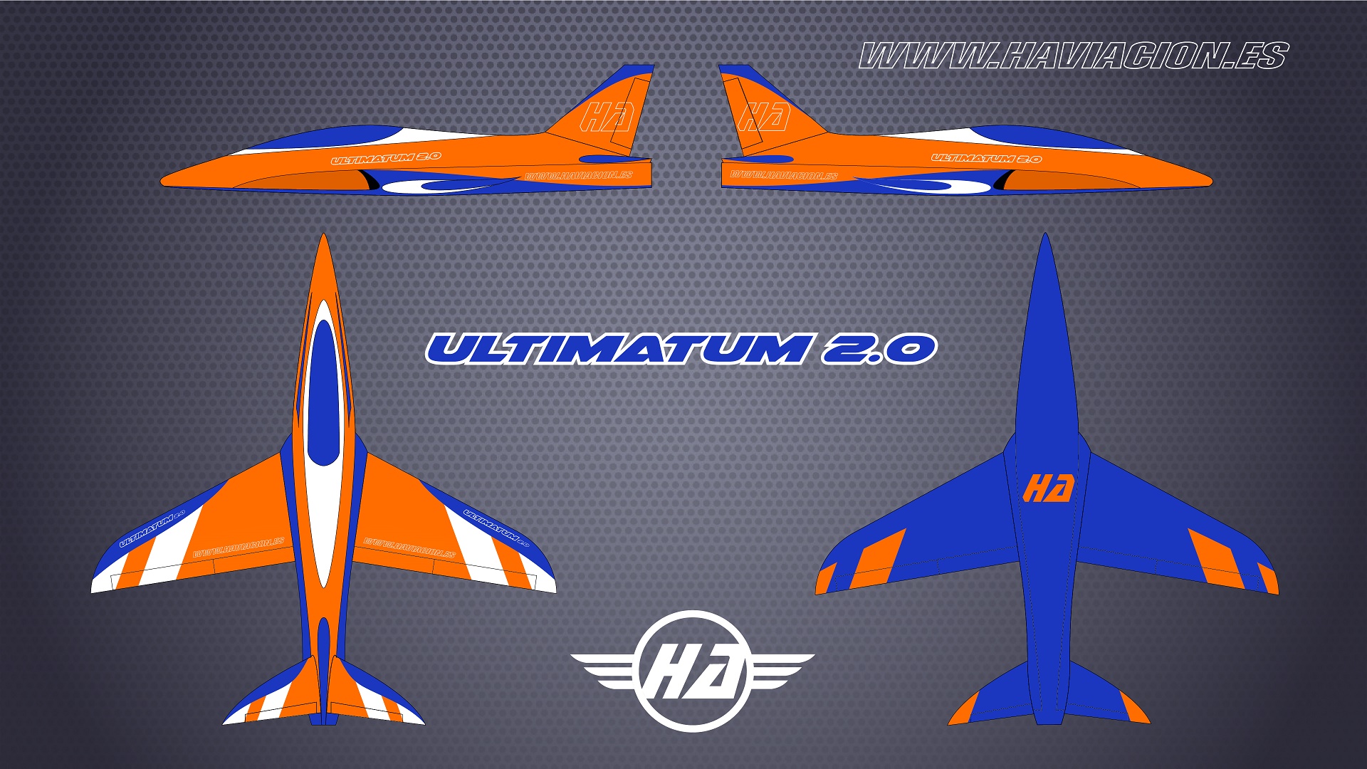 ULTIMATUM 2.0 m orange/blue